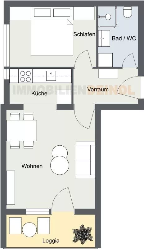 Immobilienangebot - Salzburg - Alle - 2-Zimmer-Wohnung in Salzburg-Lehen