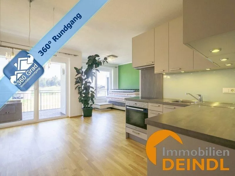 Immobilienangebot - Moosdorf - Alle - Neuwertige 2-Zimmer-Wohnung mit Balkon und Carport in Moosdorf