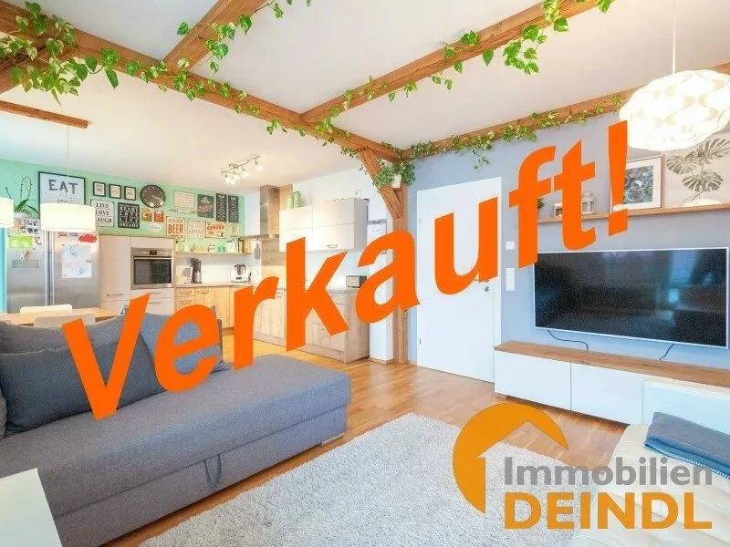 Immobilienangebot - Ostermiething - Alle - Neuwertige 3-Zimmer-Wohnung mit Terrassen-Balkon im Zentrum von Ostermiething